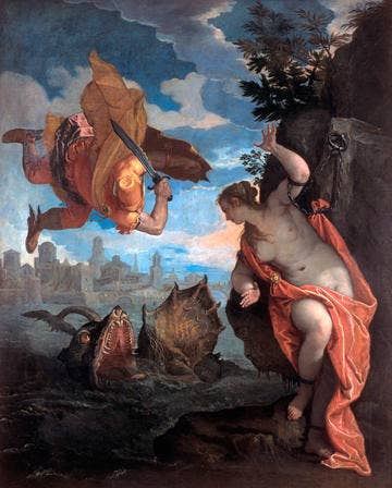 Persée délivre Andromède de Véronèse - © Rennes, Musée des Beaux-Arts