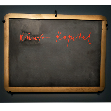 Joseph Beuys, Kunst = Kapital [Art = Capital], 1980 Collection Vincy, courtesy de la Galerie Lara Vincy © Monnaie de Paris