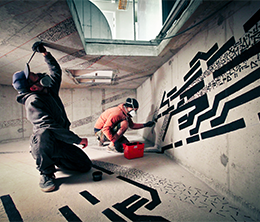 Lek & Sowat, Underground Doesn't Exist Anymore, Palais de Tokyo, 2014 © Nicolas Gzeley