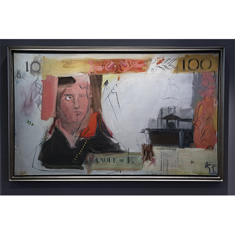 Larry Rivers, French Money I, 1962 Collection Wendy et Ira Weinstein, courtesy Larry Rivers Foundation © Monnaie de Paris