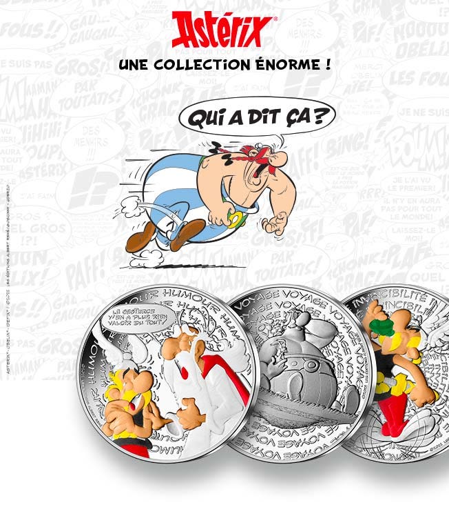 Astérix Euros or et argent