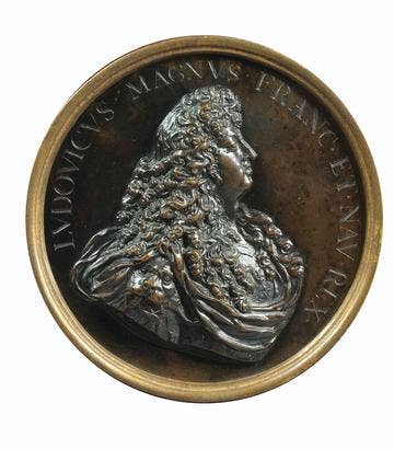 Médaillon de Louis XIV par Bertinetti Médaillon de Louis XIV par Bertinetti