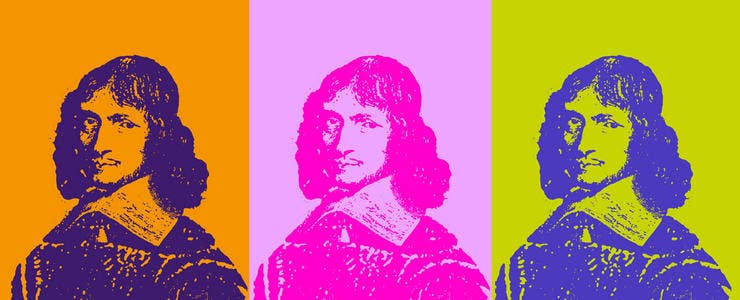 Portrait de Nicolas Fouquet, en buste, de 3/4 dirigé à gauche, dans une bordure octogone, 1661 - © Bnf